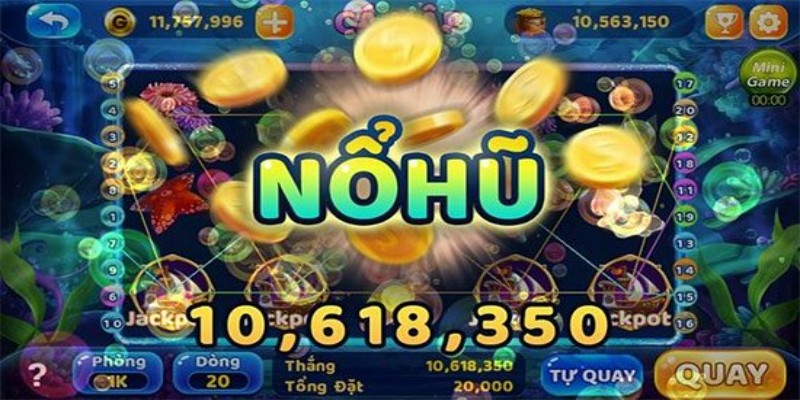 Tham gia tựa game nổ hũ